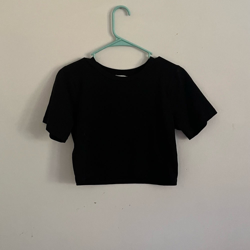 Black Crop Top